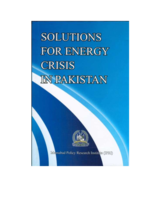 Solutions for Energy Crisis in Pakistan I